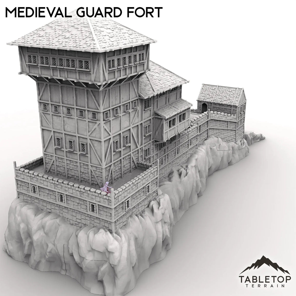 Tabletop Terrain Building Medieval Guard Fort