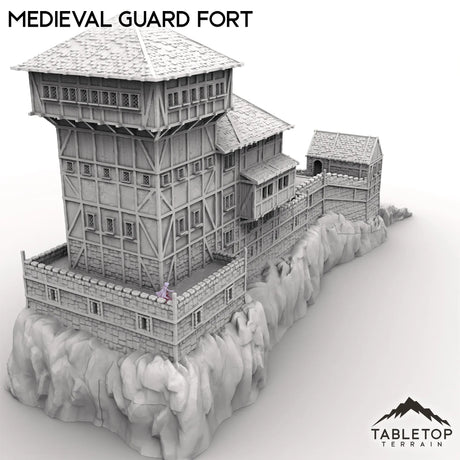 Tabletop Terrain Building Medieval Guard Fort