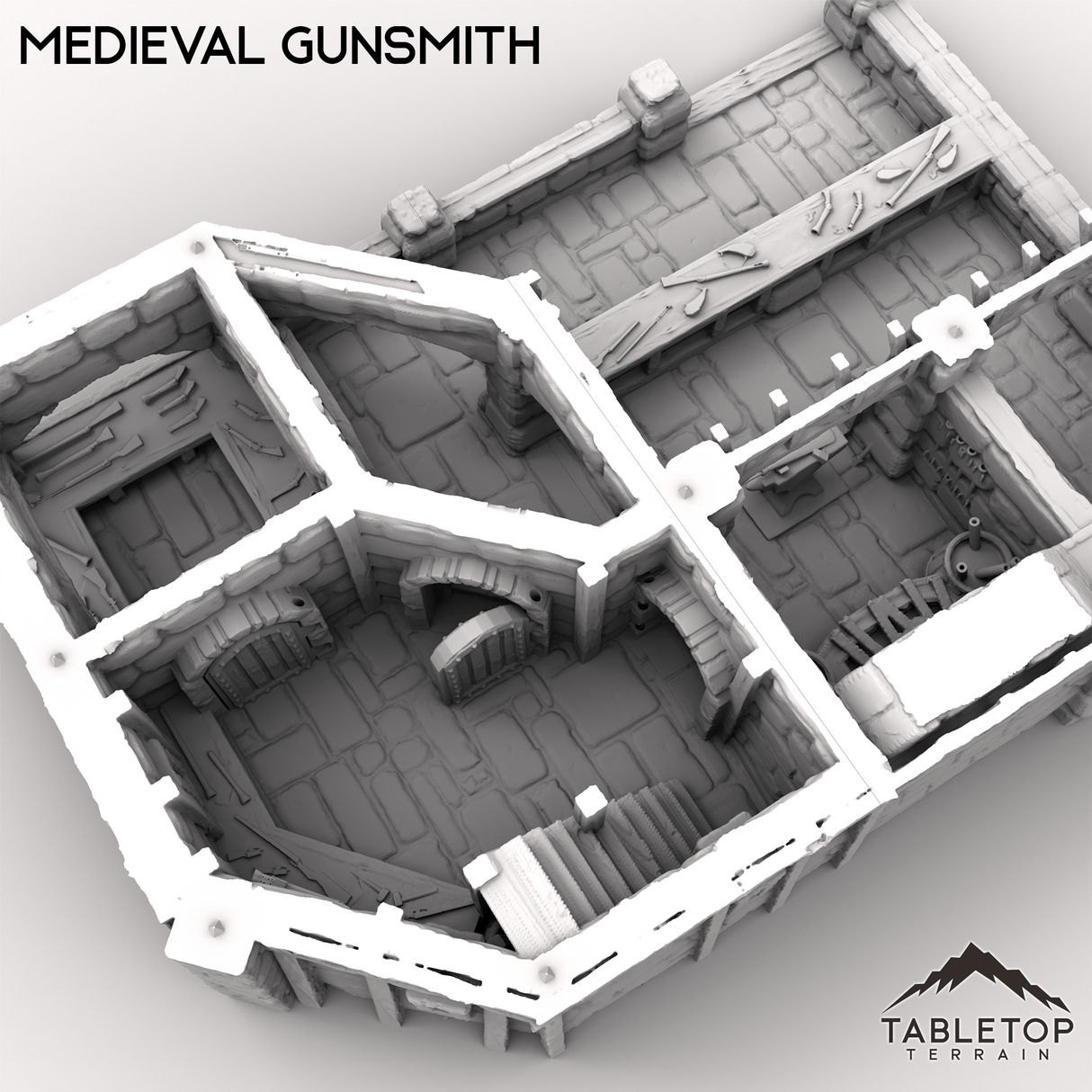 Tabletop Terrain Building Medieval Gunsmith