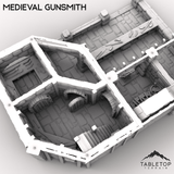 Tabletop Terrain Building Medieval Gunsmith