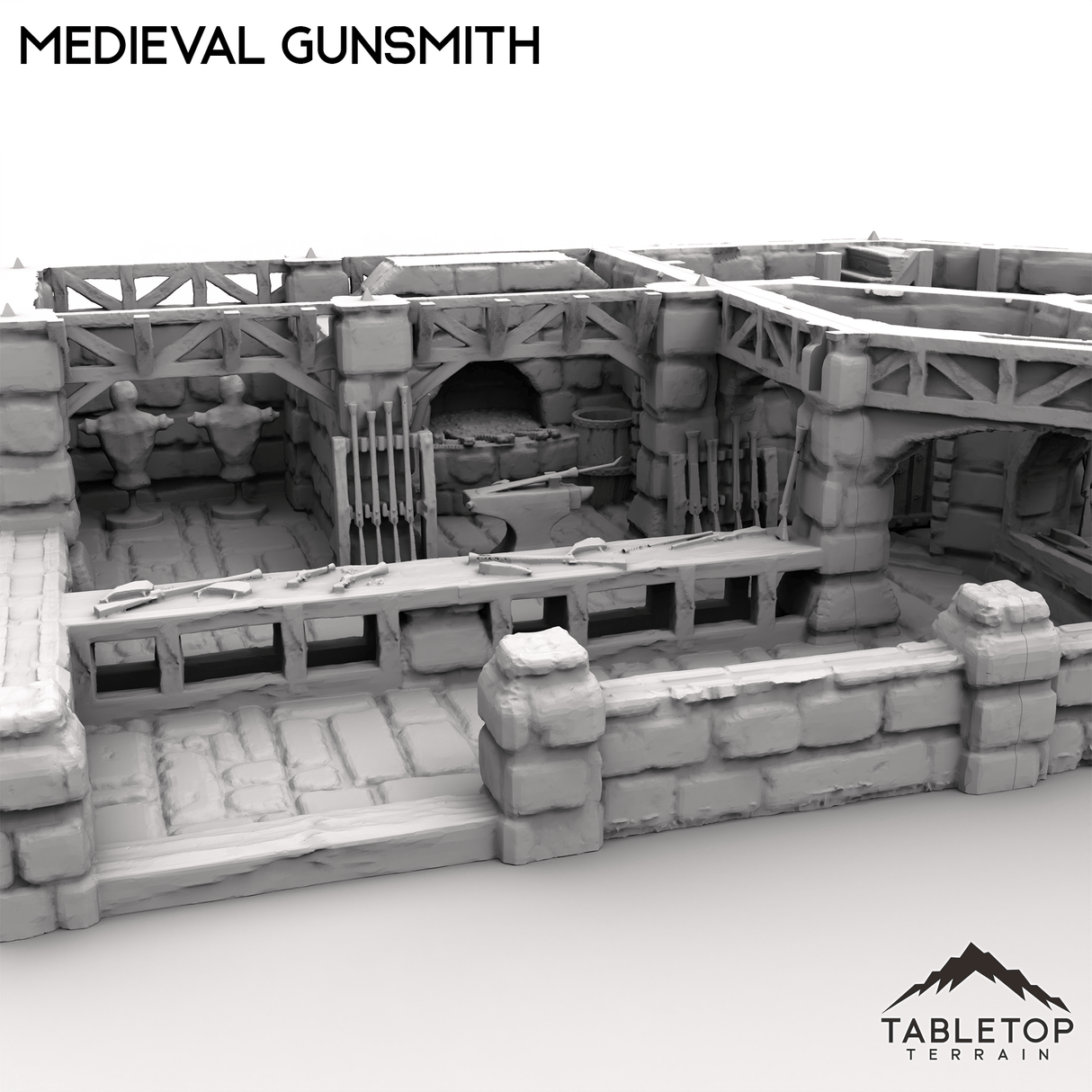 Tabletop Terrain Building Medieval Gunsmith