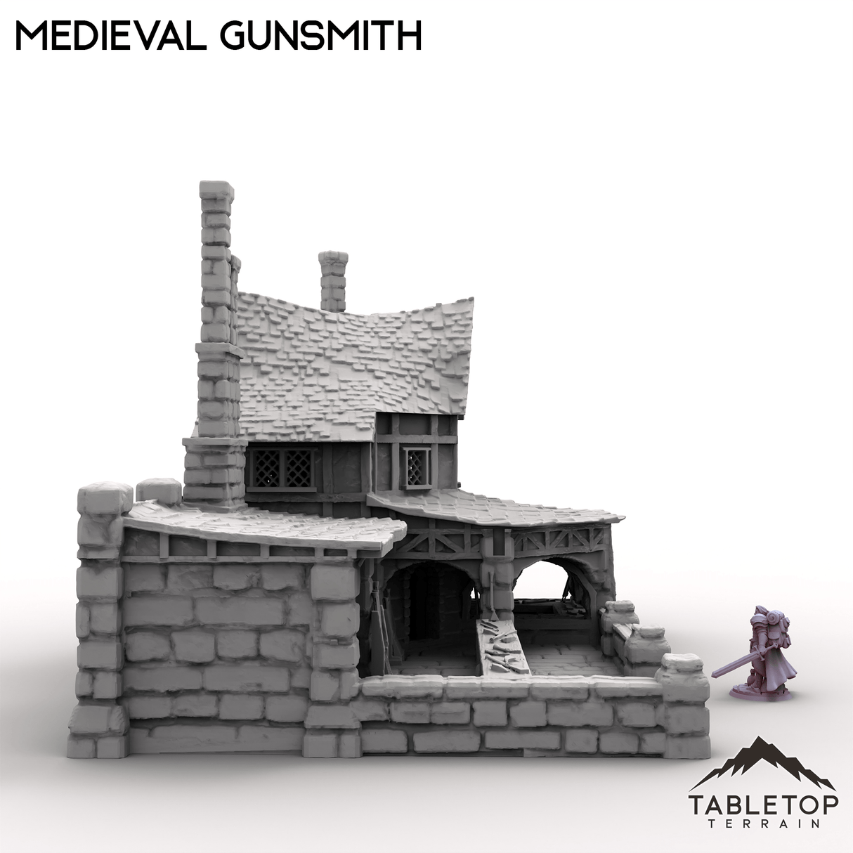 Tabletop Terrain Building Medieval Gunsmith