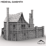 Tabletop Terrain Building Medieval Gunsmith