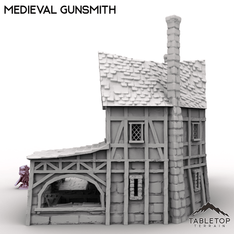 Tabletop Terrain Building Medieval Gunsmith