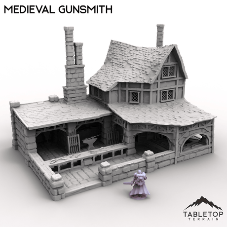 Tabletop Terrain Building Medieval Gunsmith