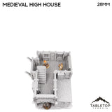 Tabletop Terrain Building Medieval High House