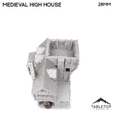 Tabletop Terrain Building Medieval High House