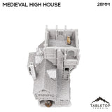 Tabletop Terrain Building Medieval High House
