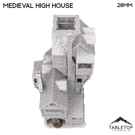 Tabletop Terrain Building Medieval High House