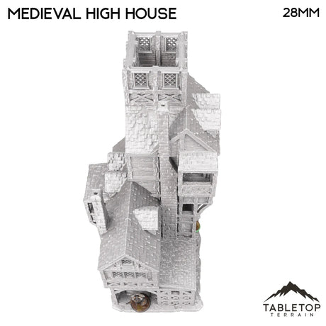Tabletop Terrain Building Medieval High House