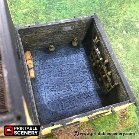 Tabletop Terrain Building Medieval House - WWII Building