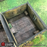 Tabletop Terrain Building Medieval House - WWII Building