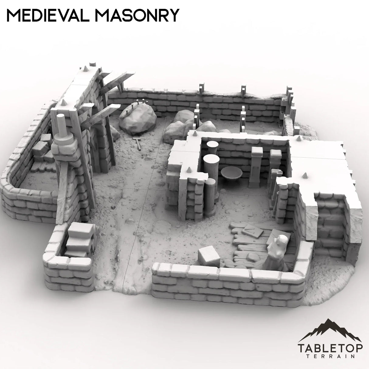 Tabletop Terrain Building Medieval Masonry