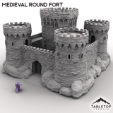 Tabletop Terrain Building Medieval Round Fort