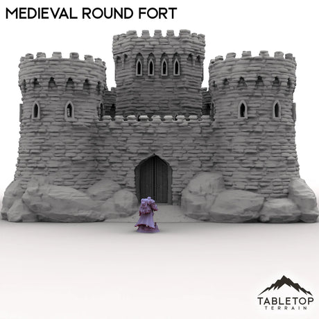 Tabletop Terrain Building Medieval Round Fort