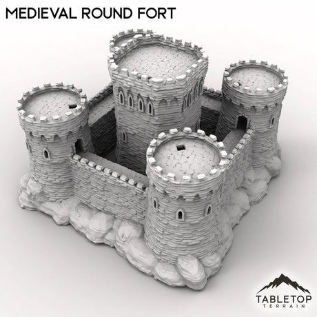 Tabletop Terrain Building Medieval Round Fort
