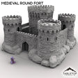 Tabletop Terrain Building Medieval Round Fort