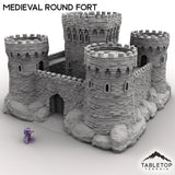 Tabletop Terrain Building Medieval Round Fort