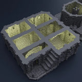 Tabletop Terrain Building Medieval Seaside Warehouse