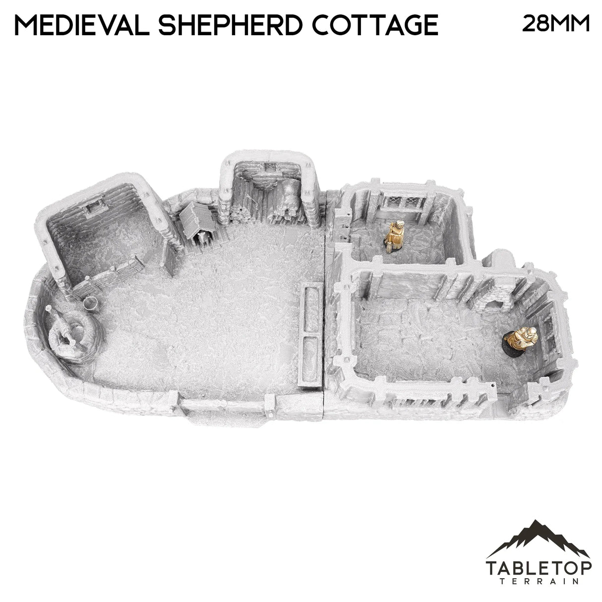 Tabletop Terrain Building Medieval Shepherd Cottage
