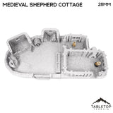 Tabletop Terrain Building Medieval Shepherd Cottage