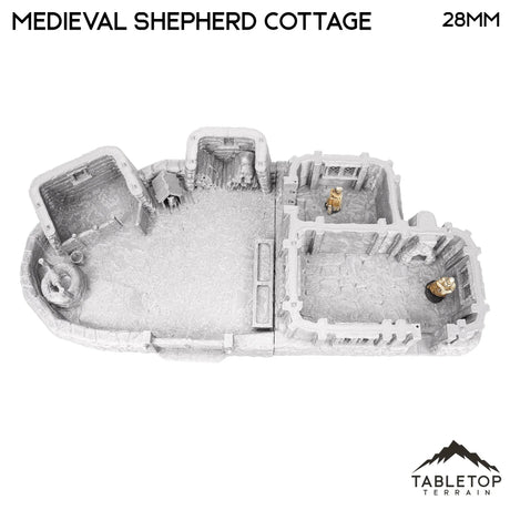 Tabletop Terrain Building Medieval Shepherd Cottage