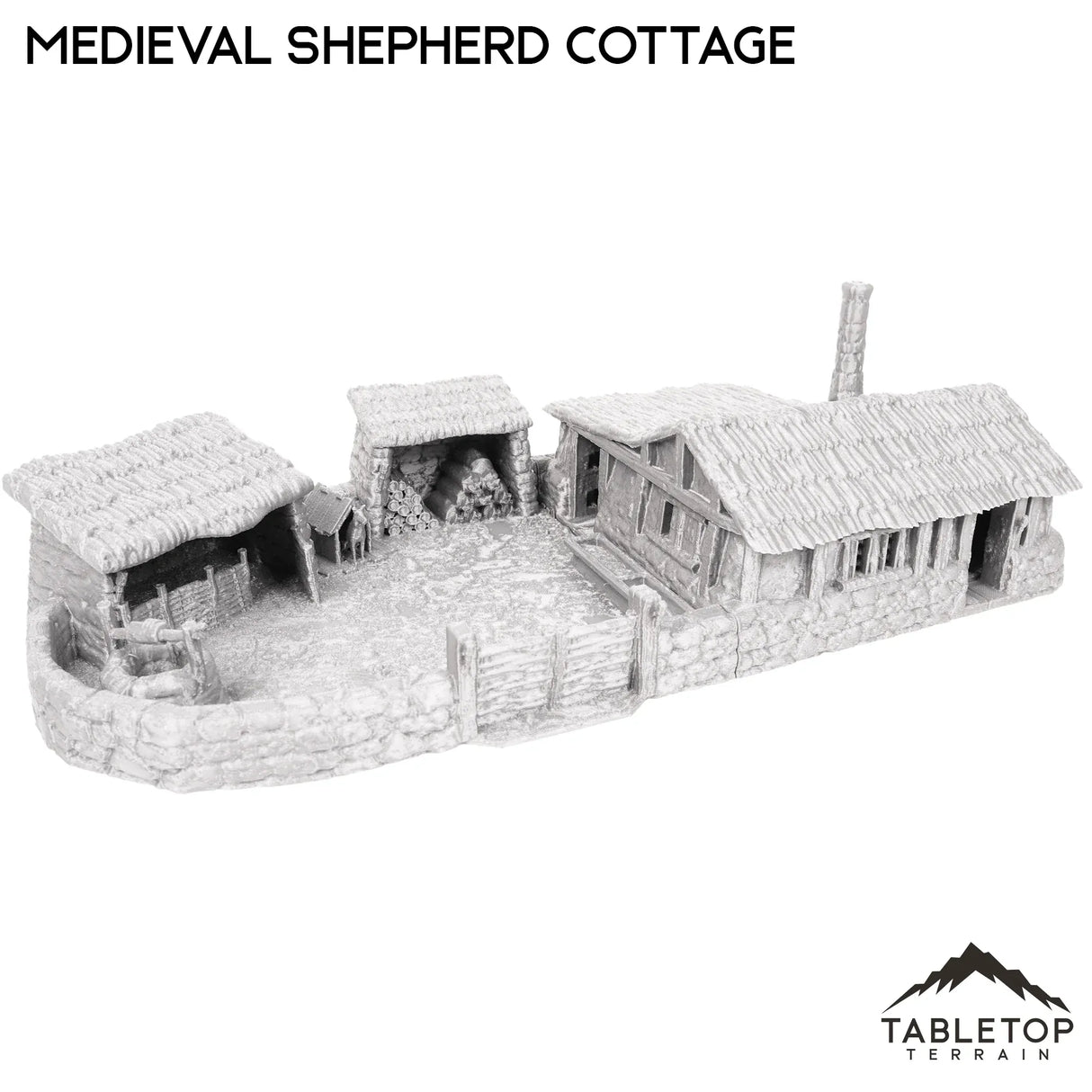 Tabletop Terrain Building Medieval Shepherd Cottage