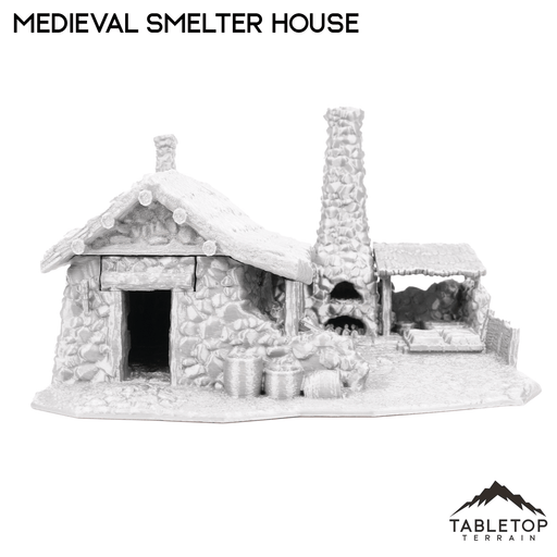 Tabletop Terrain Building Medieval Smelter House