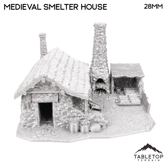 Tabletop Terrain Building Medieval Smelter House