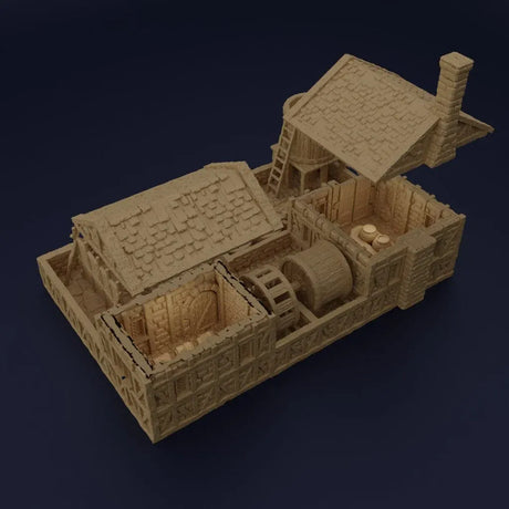 Tabletop Terrain Building Medieval Tannery