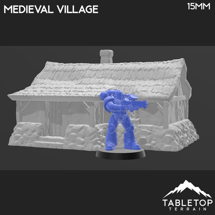 Tabletop Terrain Building Medieval Village
