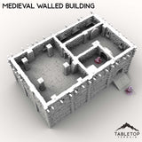 Tabletop Terrain Building Medieval Walled Building