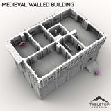 Tabletop Terrain Building Medieval Walled Building