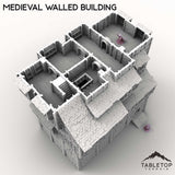 Tabletop Terrain Building Medieval Walled Building