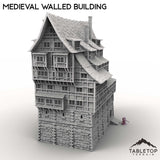 Tabletop Terrain Building Medieval Walled Building