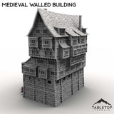 Tabletop Terrain Building Medieval Walled Building