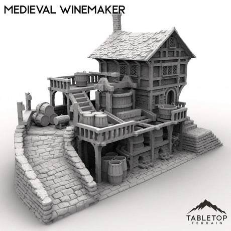 Tabletop Terrain Building Medieval Winemaker
