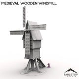 Tabletop Terrain Building Medieval Wooden Windmill