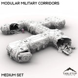 Tabletop Terrain Building Medium Modular Military Corridors