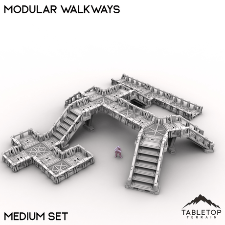 Tabletop Terrain Building Medium Modular Walkways