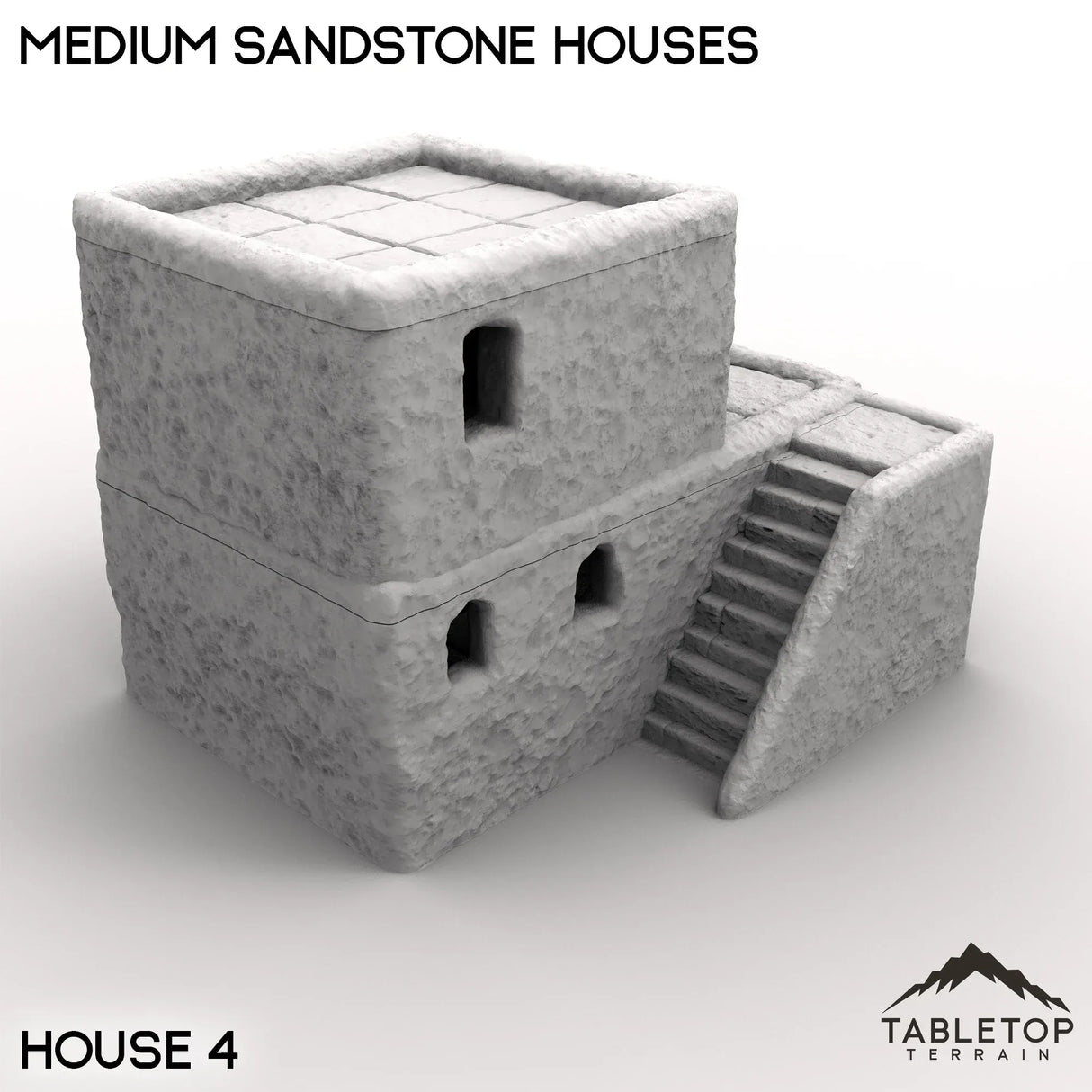 Tabletop Terrain Building Medium Sandstone Houses