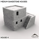 Tabletop Terrain Building Medium Sandstone Houses