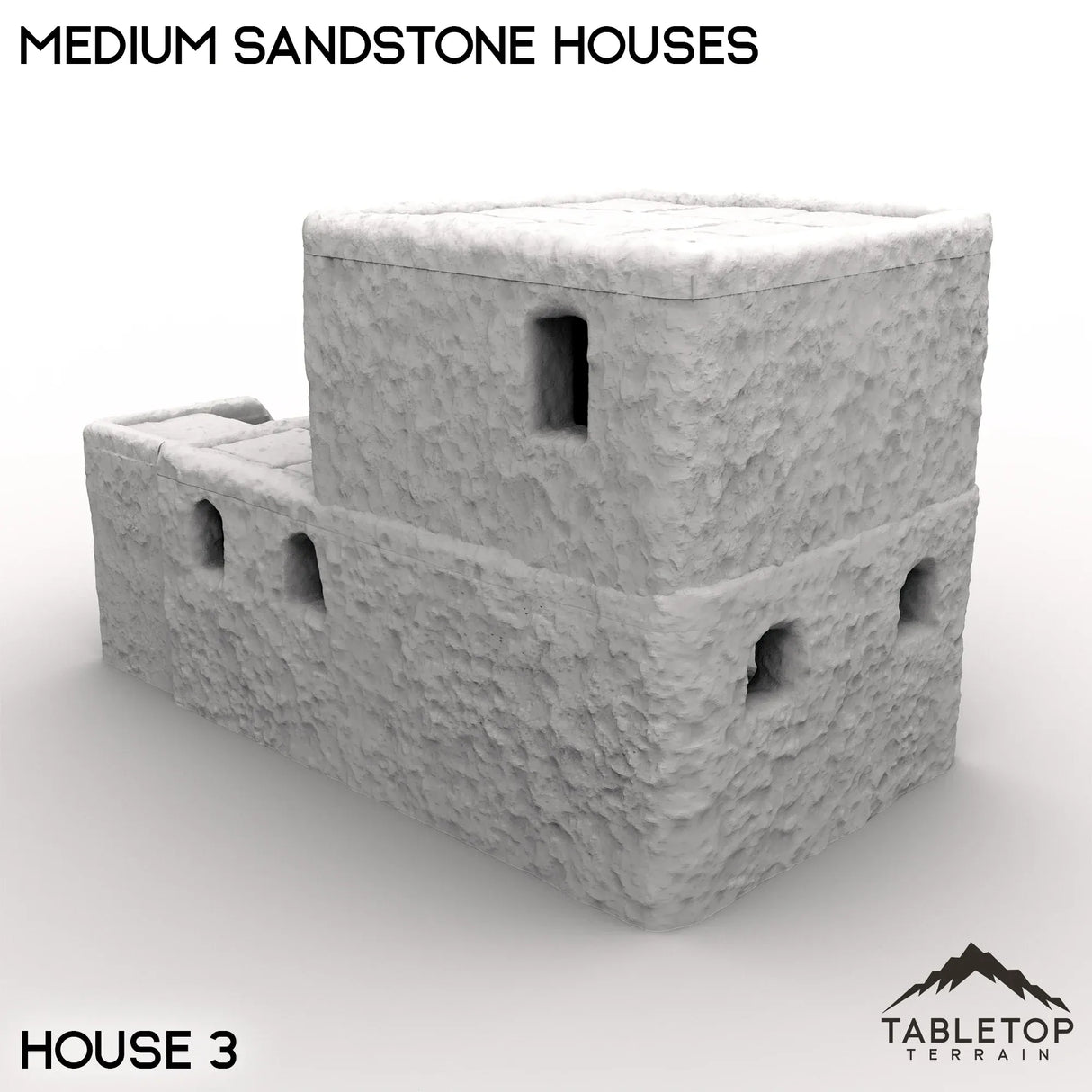 Tabletop Terrain Building Medium Sandstone Houses
