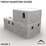 Tabletop Terrain Building Medium Sandstone Houses