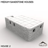 Tabletop Terrain Building Medium Sandstone Houses