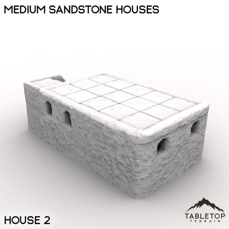 Tabletop Terrain Building Medium Sandstone Houses