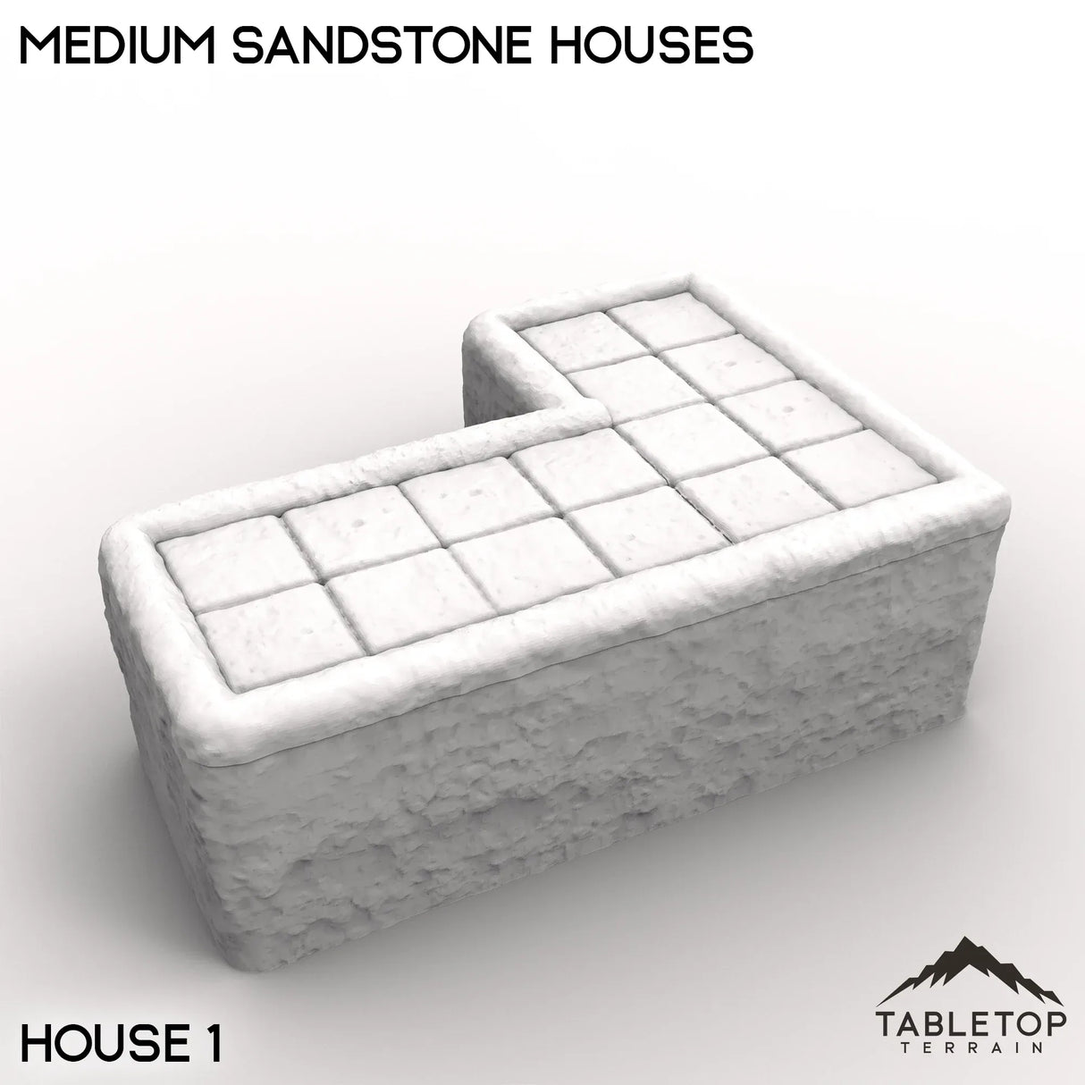 Tabletop Terrain Building Medium Sandstone Houses
