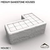 Tabletop Terrain Building Medium Sandstone Houses