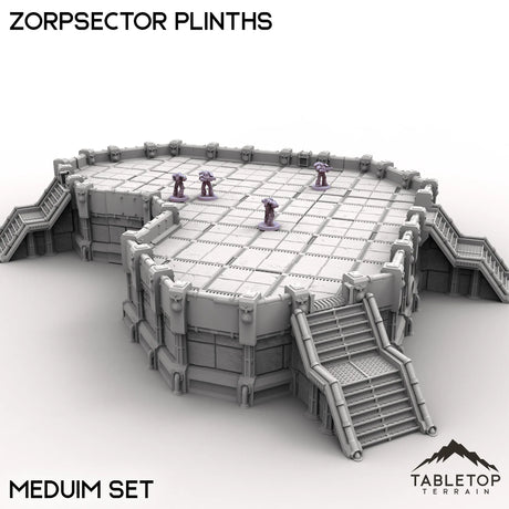 Tabletop Terrain Building Medium Zorpsector Plinths