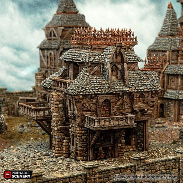 Tabletop Terrain Building Merchant Guild